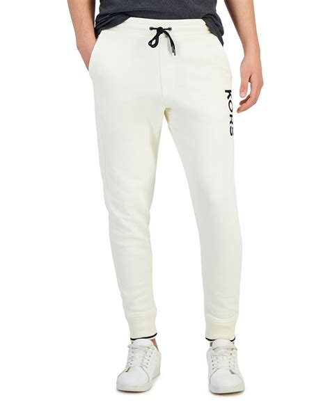 Michael Kors Men's Fleece Logo Drawstring Jogger Pants